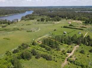 Mazury, domek, działka 3259 m², ogrodzona/prąd/woda, rozpoczęta budowa