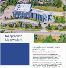 Nieruchomość magazynowo produkcyjna, Pyrzowice 42-624