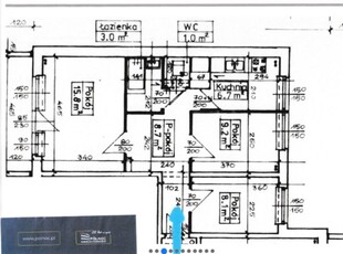 3pokojowe mieszkanie, 53 m², duży balkon – Mokotów