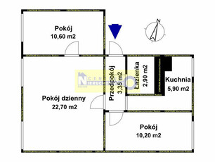 Planty, M4 55,65 m2, ul. Młodzianowska