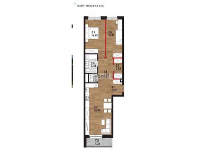 Mieszkanie na sprzedaż 74,67 m², piętro 1, oferta nr 20749/2089/OMS