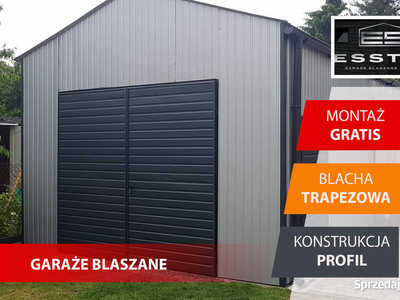 32 Garaż Blaszany , Garaże Blaszane , Wiaty , Hale , Konstrukcje - ESSTAL