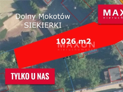 Działka usługowa Warszawa Mokotów, ul. Gościniec