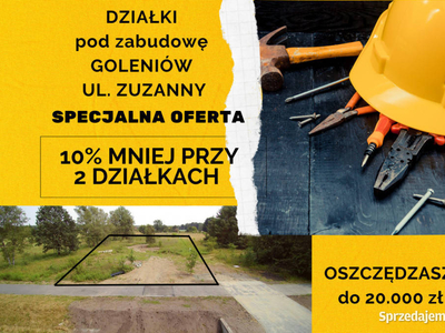 Możliwość zakupu dwóch działek z 10% rabatem!