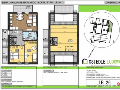 Mieszkanie z antresolą, balkonem, parkingiem i ogródkiem