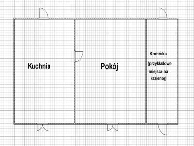 Bezczynszowe mieszkanie 24m2 + piwnica 18m2