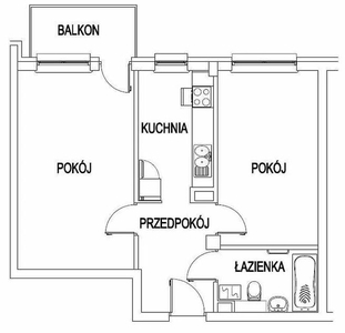2-pokojowe Fieldorfa-Nila 50 m2 2500 + opłaty