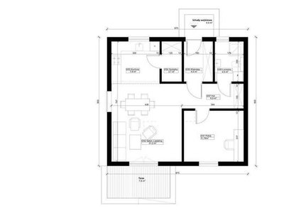 Dom modułowy w 14 dni . Ekologiczny , noweoczesny 70 m2