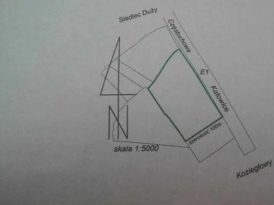 Działka pod inwestycję 2ha, przy DK1