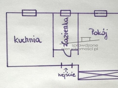 Jasne i ustawne 2 pokojowe mieszkanie.