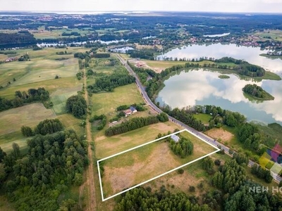 Mazury, widok na jezioro, 6 km do Mikołajek, 1,3ha