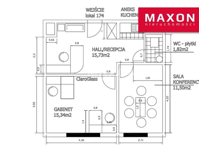 Biuro do wynajęcia 46,00 m², oferta nr 7086/LBW/MAX