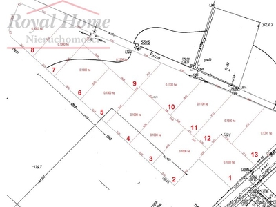 Działka na sprzedaż 1 067,00 m², oferta nr 2124