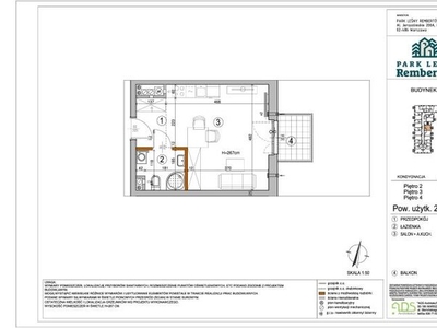 Mieszkanie na sprzedaż 27,04 m², piętro 2, oferta nr 99653