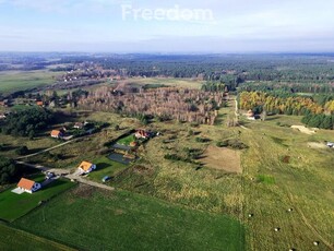 Działka wsród nowopowstających domów jednorodzinny