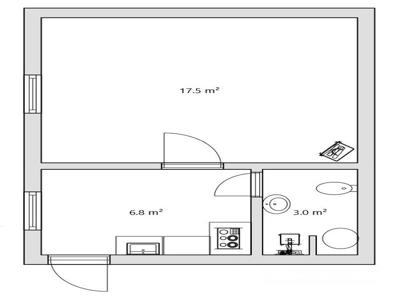 Mieszkanie na sprzedaż 1 pokój Lublin, 28,90 m2, parter