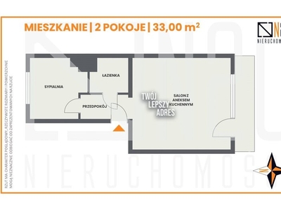 Mieszkanie na sprzedaż 32,00 m², piętro 2, oferta nr N20-MS-3728