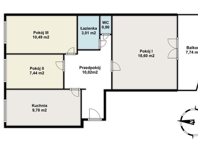 Mieszkanie na sprzedaż 62,20 m², parter, oferta nr SDP629140