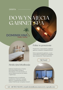 Wynajmę Gabinet Spa z Wyposażeniem Family Dominikana Resort & Spa