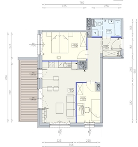 Apartament 3 pokoje Kępa Mieszczańska CENTRAL PARK