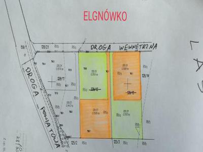 Olsztynek gmina-wieś ELGNÓWKO-działki po 1500 m2 za 49 tys