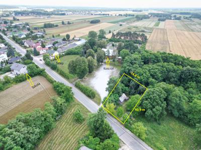 Działka budowlana w Woskrzenicach Dużych