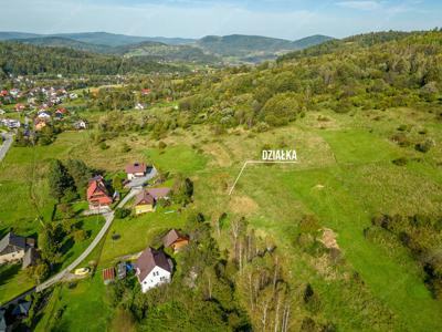 Stryszawa - działka z widokami w pobliżu lasu