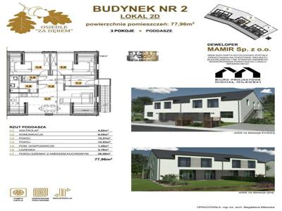 3 pok. mieszkanie na 1 piętrze z dużym ogrodem