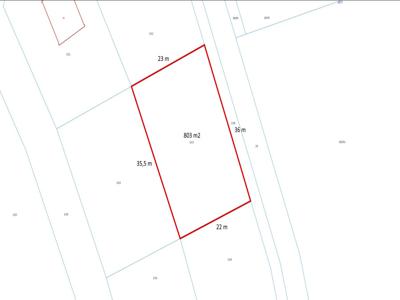 Działka pod zabudowę mieszkaniowo - usługową 803 m2