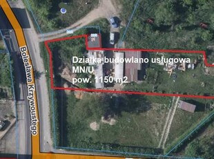 Działka budowlana 1150m2 w Złotoryi