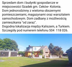 Sprzedam dom I budynki gospodarcze