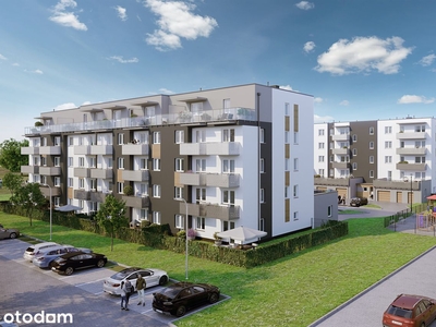 2-pokojowe mieszkanie 38m2 + balkon C1/P2/5