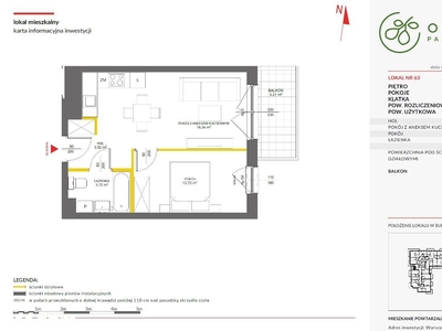 Mieszkanie 2 pokojowe 38,30 m2 nowe, wykończone