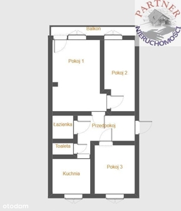 Mieszkanie 3 pokoje, 48,5 m2, balkon, os. Młodości