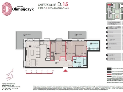 Mieszkanie, 58,12 m², Łódź