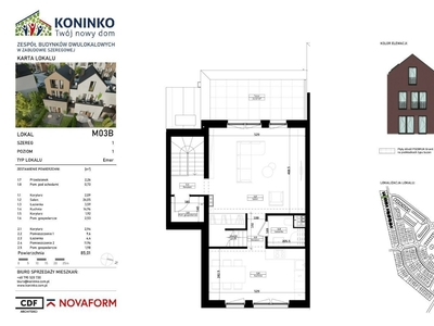 Osiedle Koninko | Mieszkanie Emer M03B