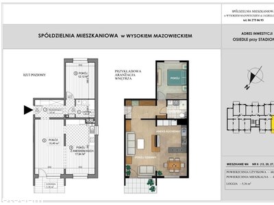 Przy Stadionie | mieszkanie 3-pokojowe | M6