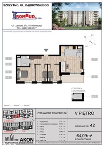 SZCZYTNO Dąbrowskiego / budynek 2/ mieszkanie nr42