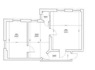 2pok. 68m2, projekt inwestycyjny - Centrum