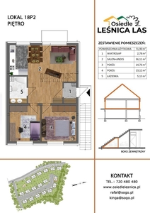 128m²+OGRÓD 50m²+balkon+2 m.parkingowe-POD LASEM