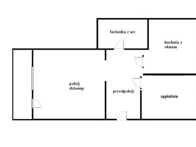 KROWODRZA 2 pokoje - 40 m², jasna kuchnia, balkon