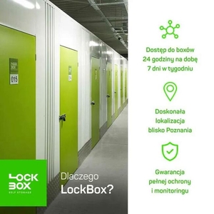 Lockbox-Magazyny Samoobsługowe-3m2 - 10 min od Poznania