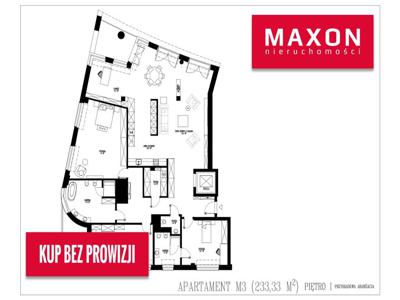 Mieszkanie na sprzedaż 233,30 m², piętro 1, oferta nr 58732/MS/MAX