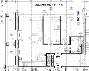 Mieszkanie 2 poziomowe 3 Pokoje + garaż 15.65m2