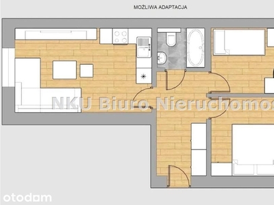 TRZY POKOJE 60m2 NA PARTERZE Z BALKONEM USTKA