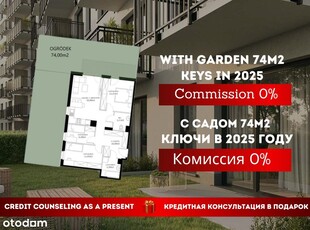 САД 74m2 ✅ Manufaktura 1,1km ✅ Commission 0%