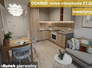 Nowe mieszkanie GDAŃSK - 27,32m2 - inwestycyjne