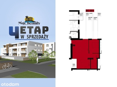 Mieszkanie o pow. 80,63 m2 z tarasem; 5B 201