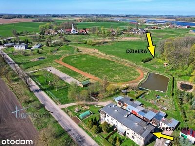 * Mieszkanie z działką 709m2 - Lenarty / Olecko *