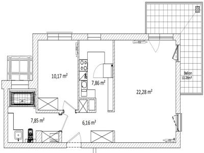 Alfa Park, 55m, widok na staw, duży balkon, wykończone